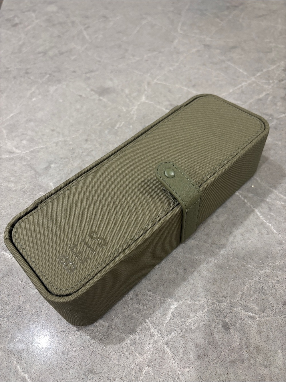 BEIS Olive Canvas Travel Jewelry Organizer - Picture 2 of 3